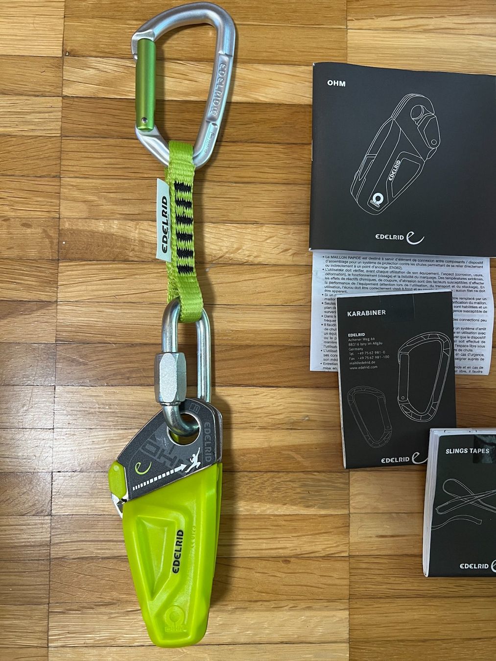 Attrezzatura da arrampicata: Neues Edelrid Ohm – Nuovo e nell'imballaggio originale da Birsfelden venduto da msn_6qk2 1