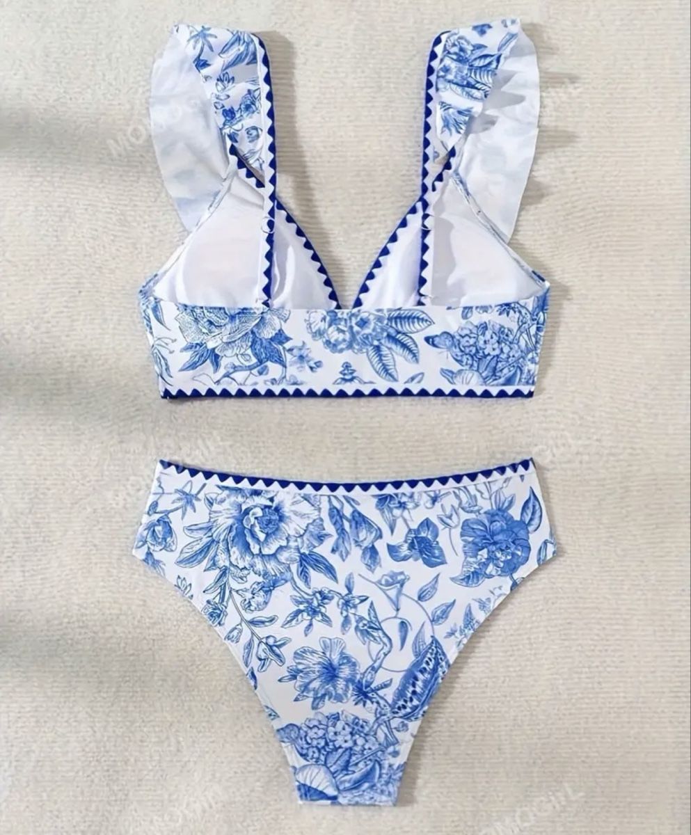 Costumi da bagno & Bikini: Bikini Set Blau Weiss -Neu- L - Gratis Versand – Nuovo e nell'imballaggio originale da Gockhausen venduto da van_82kh 2