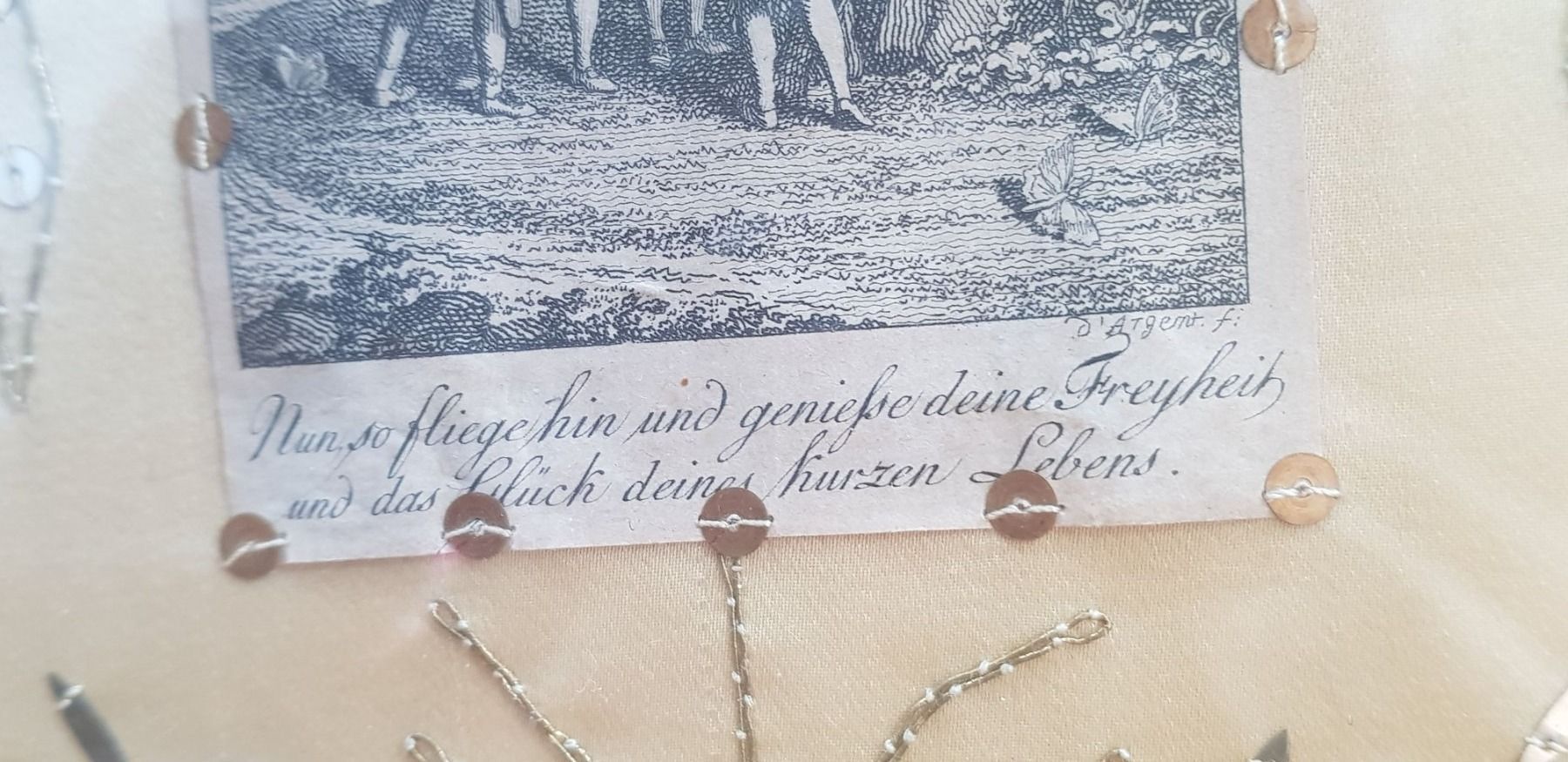 Incisioni: Bild Volkskunst Andachtsbild um 1900 – Usato da Mörschwil venduto da antiksalon21 5