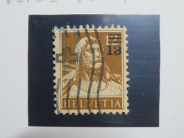 Abart 134.1A.09 leicht n. re. versch. Aufdruck, fehl. Farbe