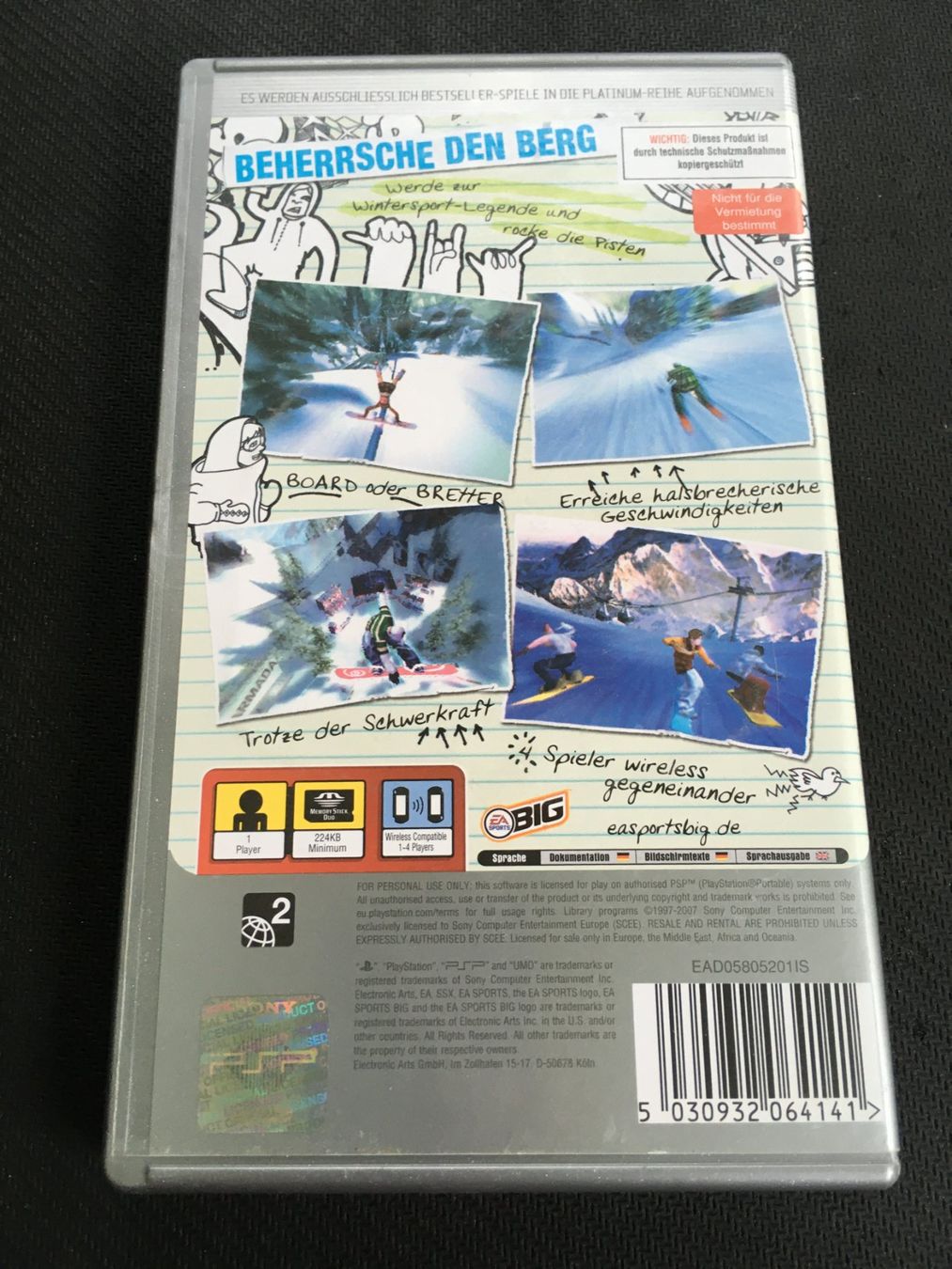 Sony Giochi: SSX on Tour - PSP – Usato da St.Gallen venduto da Punktchen01 1