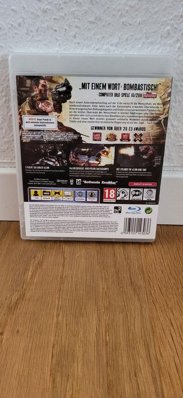 Sony Giochi: PS 3 - Rage – Usato da Münsingen venduto da DigitaleSpielecke 1