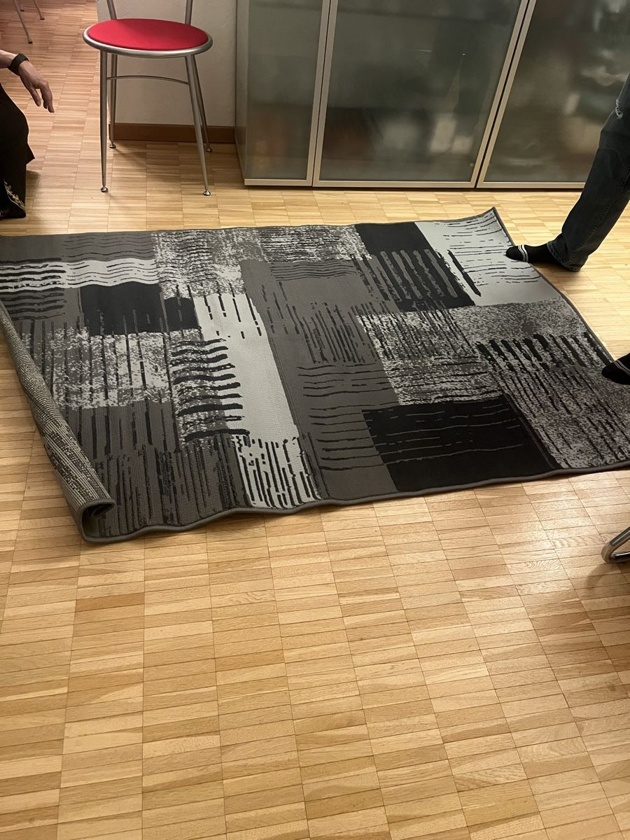 Teppiche: ModernerTeppich, grau/schwarz, 120x170cm - Neu – Neu und originalverpackt aus Zürich von Eisenmann01 1