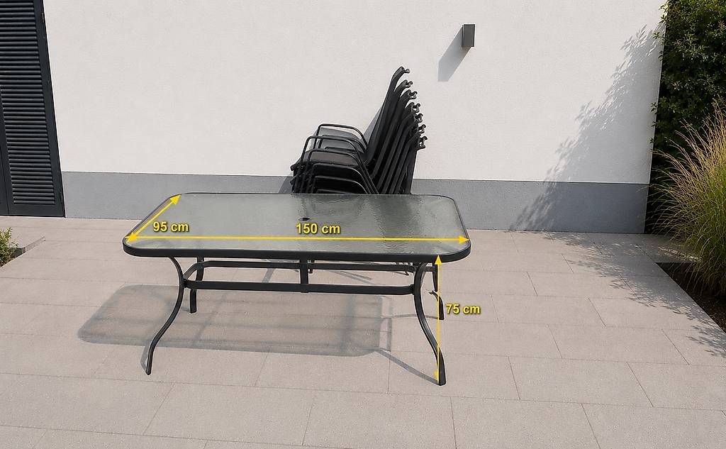 Set de table et chaises: Gartentisch und 6 Stühle – D'occasion à Reiden par Scorpion18