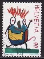 SBK-Nr. 906 (Wecke ein Lächeln 1996) gestempelt