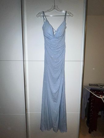 Elegantes Abendkleid mit Glitzer Gr. S