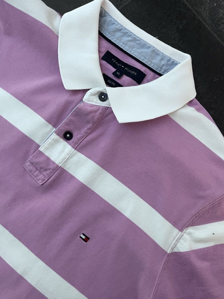 Tommy Hilfiger Magliette Polo: Tommy Hilfiger Polo Shirt gestreift – Usato da Gossau SG venduto da viv_6cy2 3