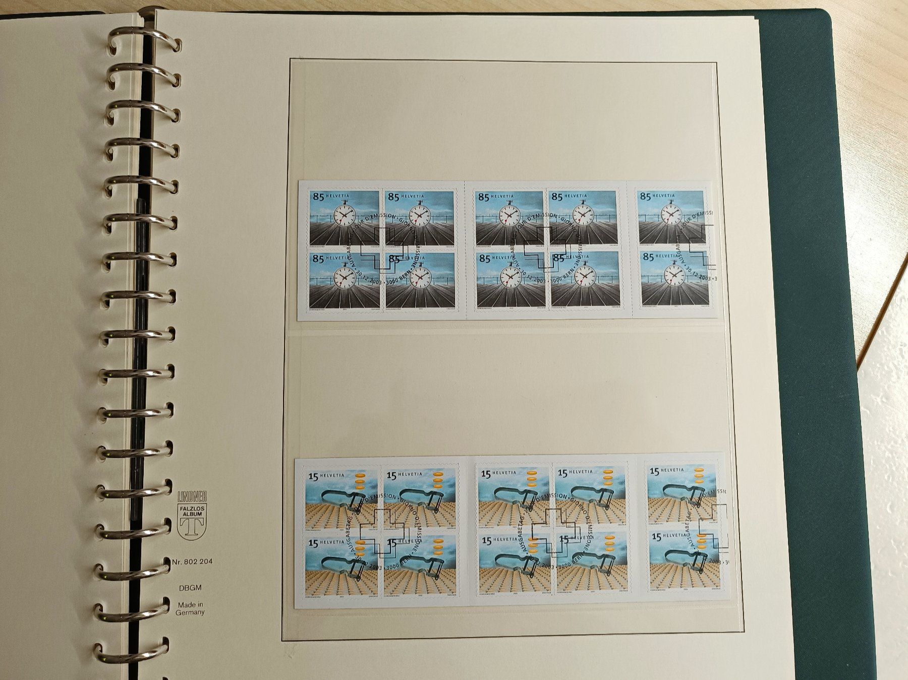 Tutti i francobolli: Markenhefte "Design-kKassiker Schweiz I" (2003) – Nuovo (secondo la descrizione) da Dübendorf venduto da chiara48 1