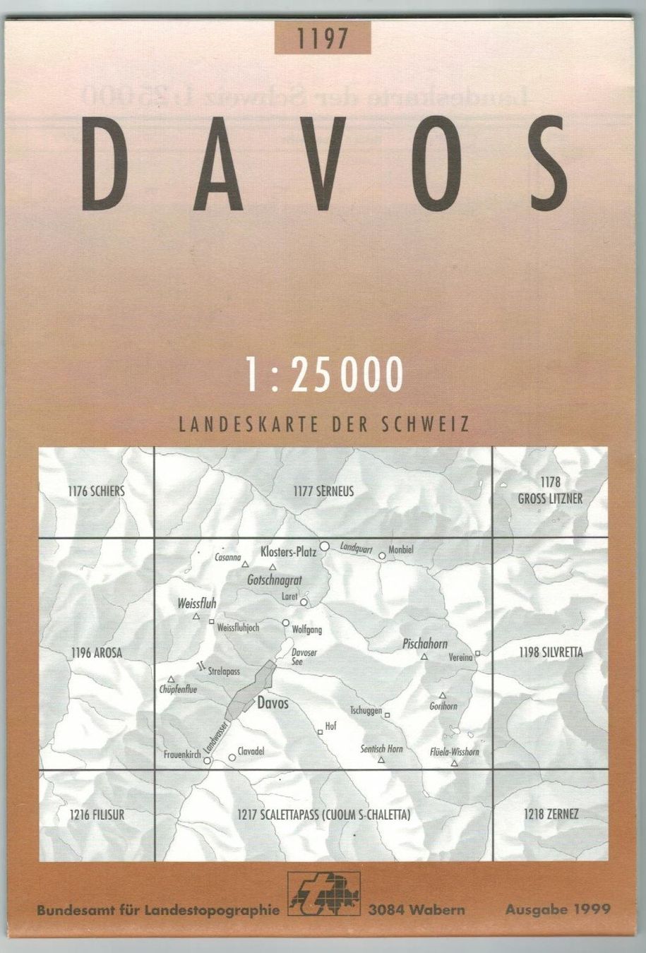Cartine & Atlanti: Landkarte Davos 1999 – Usato da Zürich venduto da tol_b7c7