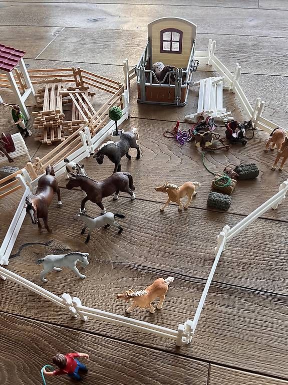 Schleich Giocattoli: 16 Schleich Pferde mit diversem Zubehör – Usato da Steffisburg venduto da car_qwr6 4