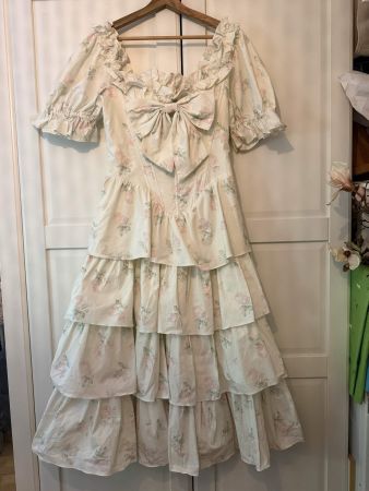 Lacemade Bloom in Coral Corset Kleid