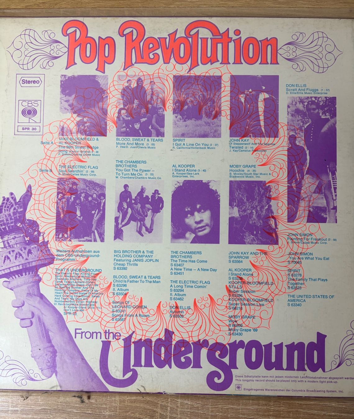 Dischi in vinile: 5 x Psychedelic Rock/Blues 12" Vinyl Compilation – Usato da Thusis venduto da chur_city 1