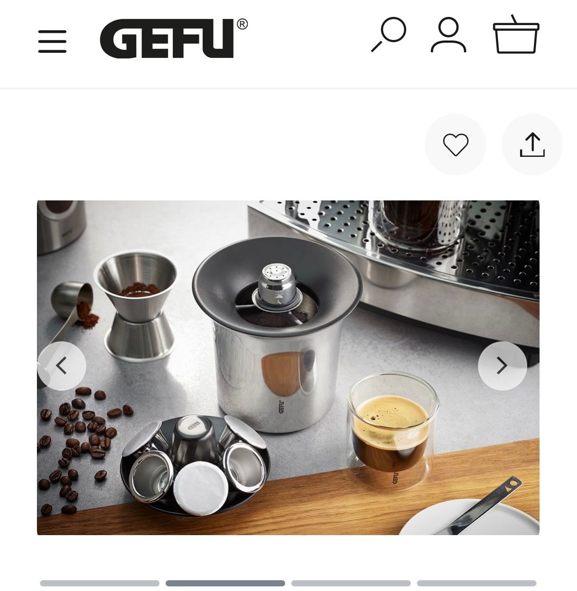 Komplettküchen: Gefu CONCISO Kaffeesatzbehälter und Kapselhalter Neu – Neu und originalverpackt aus Wohlen AG von kissne4