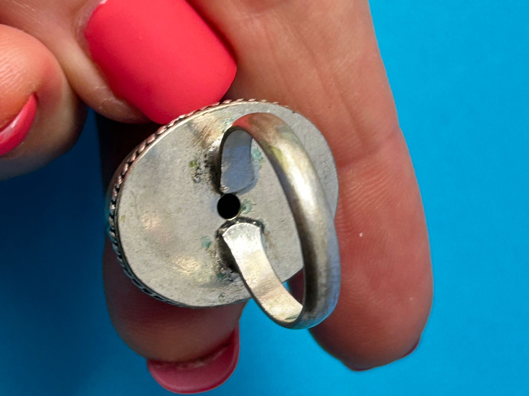 Anelli: Fingerring BLAU (58) – Usato da Basel venduto da bellespirit 4