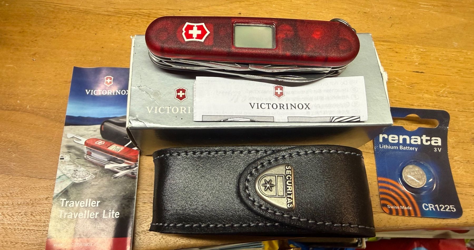 Victorinox Coltelli tascabile: Sackmesser Victorinox Securitas mit Altimeter – Nuovo e nell'imballaggio originale da Glattbrugg venduto da Xena2014