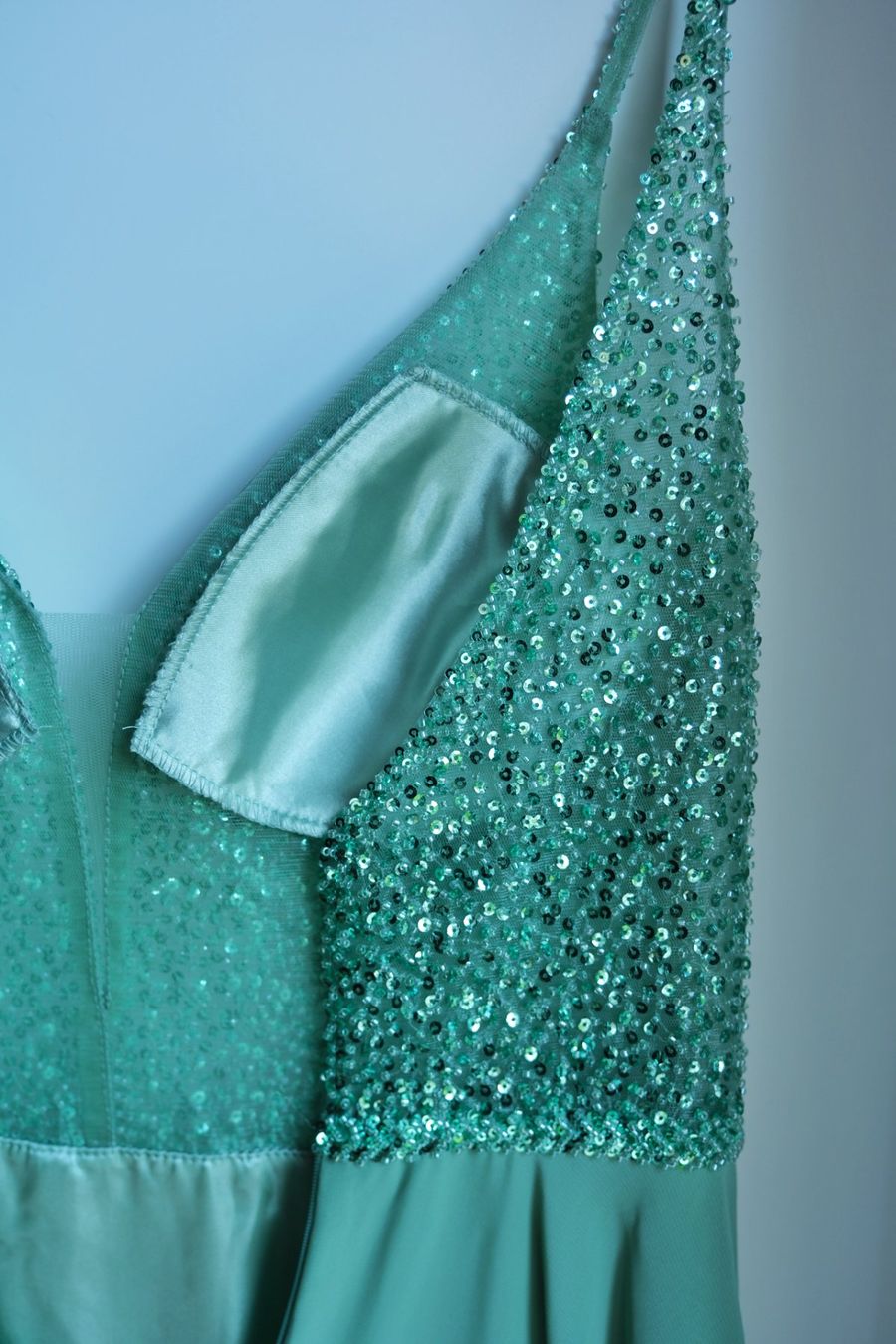 Vestiti: Kleid mit Paillette (mint) Gr. 38, SWING – Nuovo (secondo la descrizione) da Wohlen AG venduto da Exitburn 6