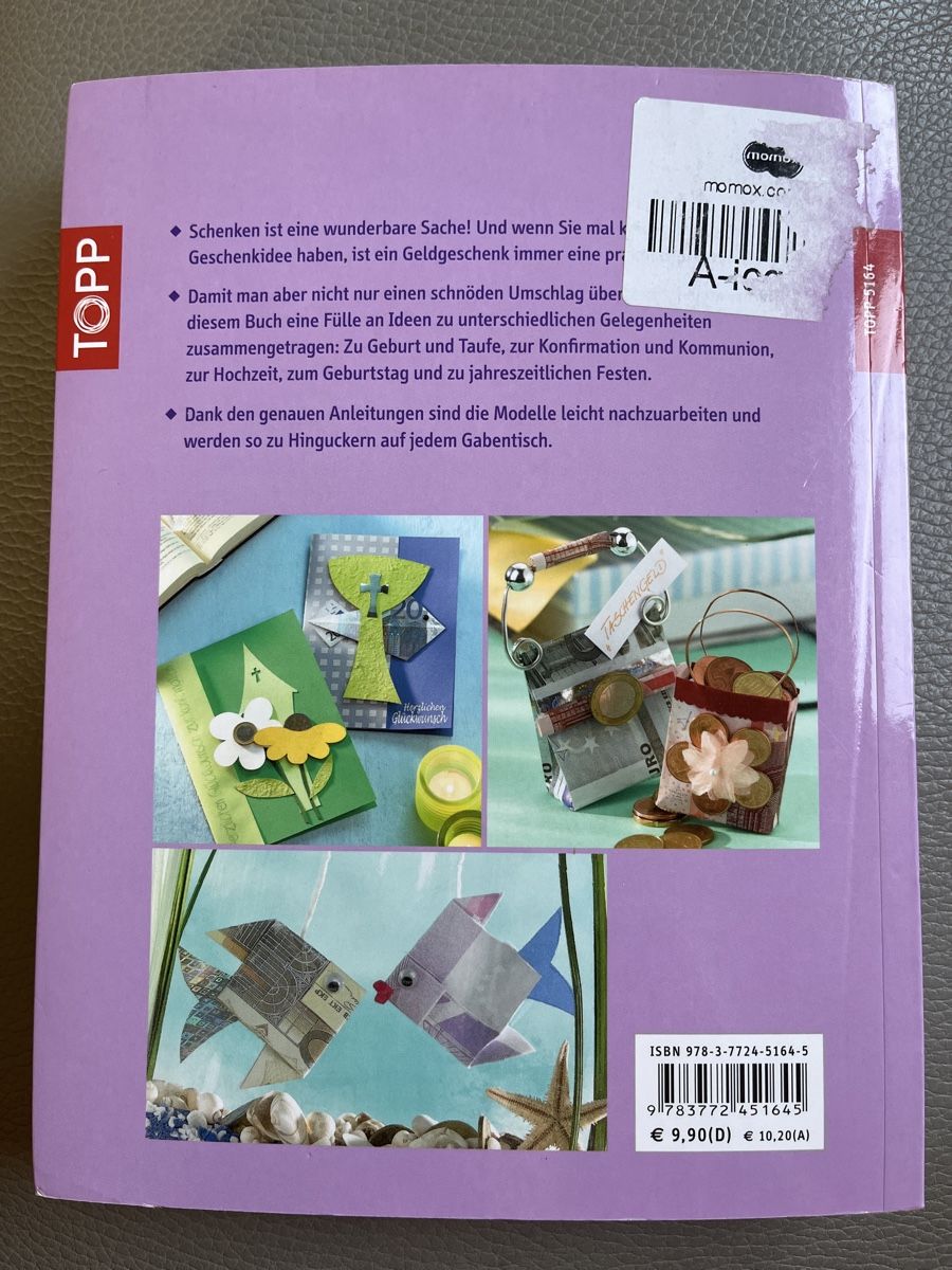 Libri: Die 100 schönsten Geldgeschenke  - TOPP – Nuovo (secondo la descrizione) da Weesen venduto da Engadinerin 1
