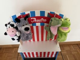 2 in 1 Kasperli- Kindertheater, Verkaufsladen TOP