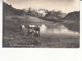 Oberblegisee ca. 1920, mit Stempel Bataillon 80
