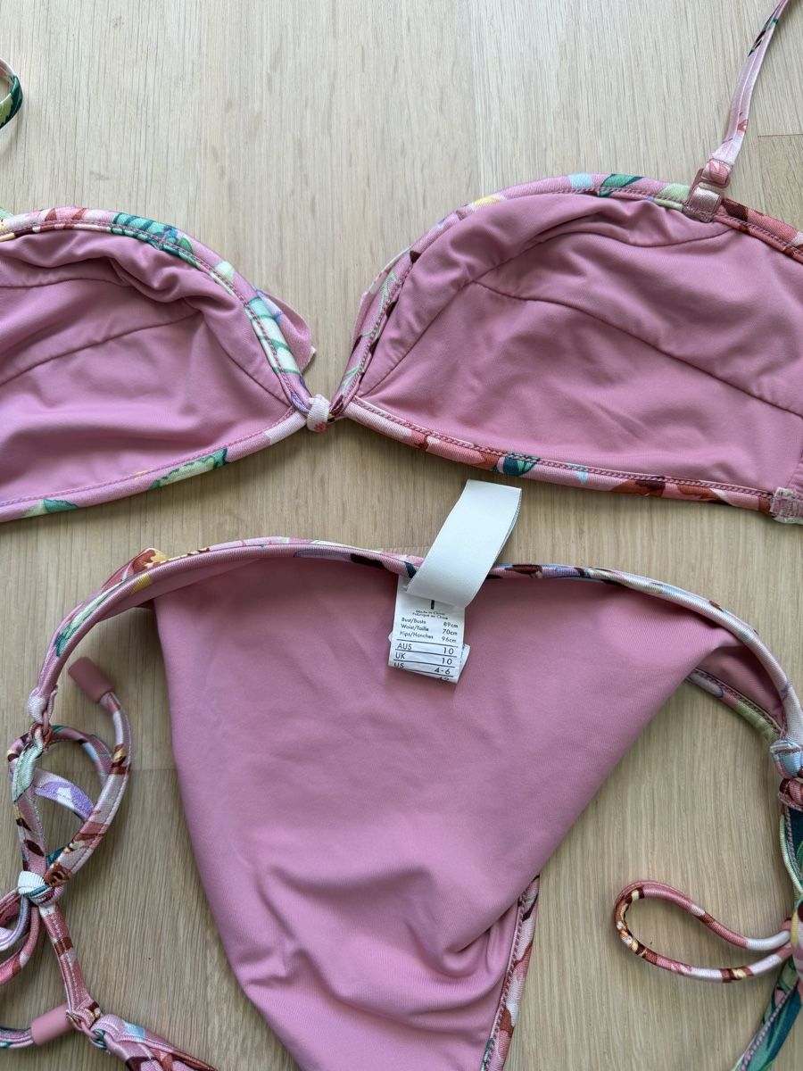 Zimmermann Costumi da bagno & Bikini: Zimmermann Bikini Gr. 34/36 Sommer Blumenprint – Usato da Winterthur venduto da marisole4 6