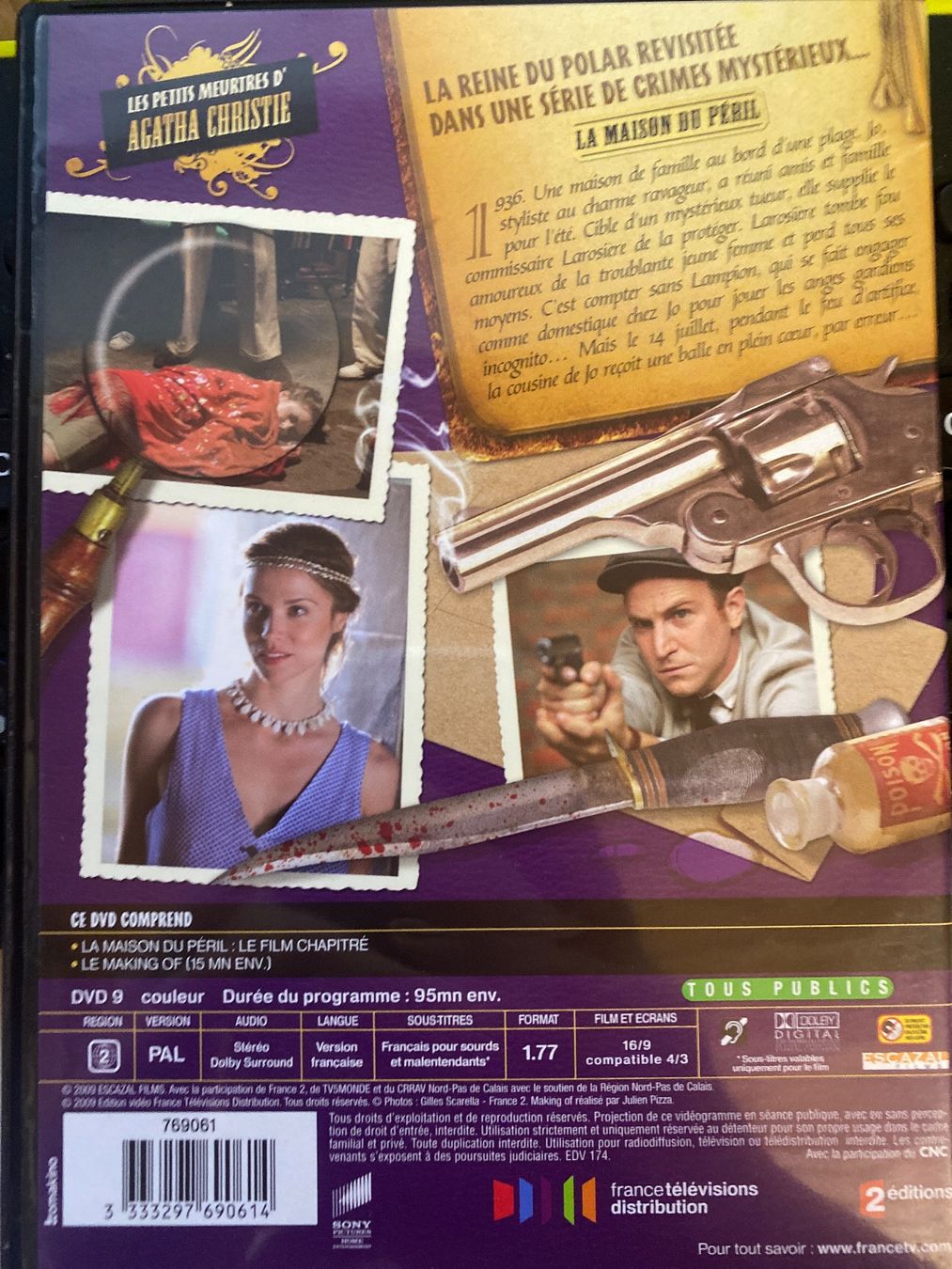 Tutti i DVDs: DVD Agatha Christie : La Maison du Péril – Usato da Le Brassus venduto da cinema13 1