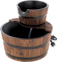 Dilego Holzbrunnen mit Pumpe GH35060