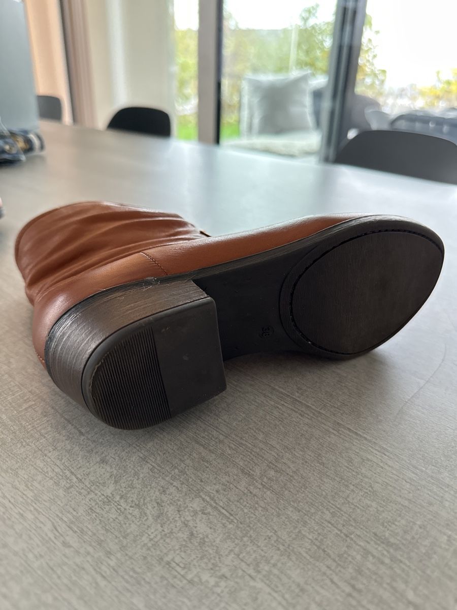 Scarpe da donna: Braune Leder-Stiefeletten Gr. 38 – Nuovo (secondo la descrizione) da Baar venduto da dag_q85r 1