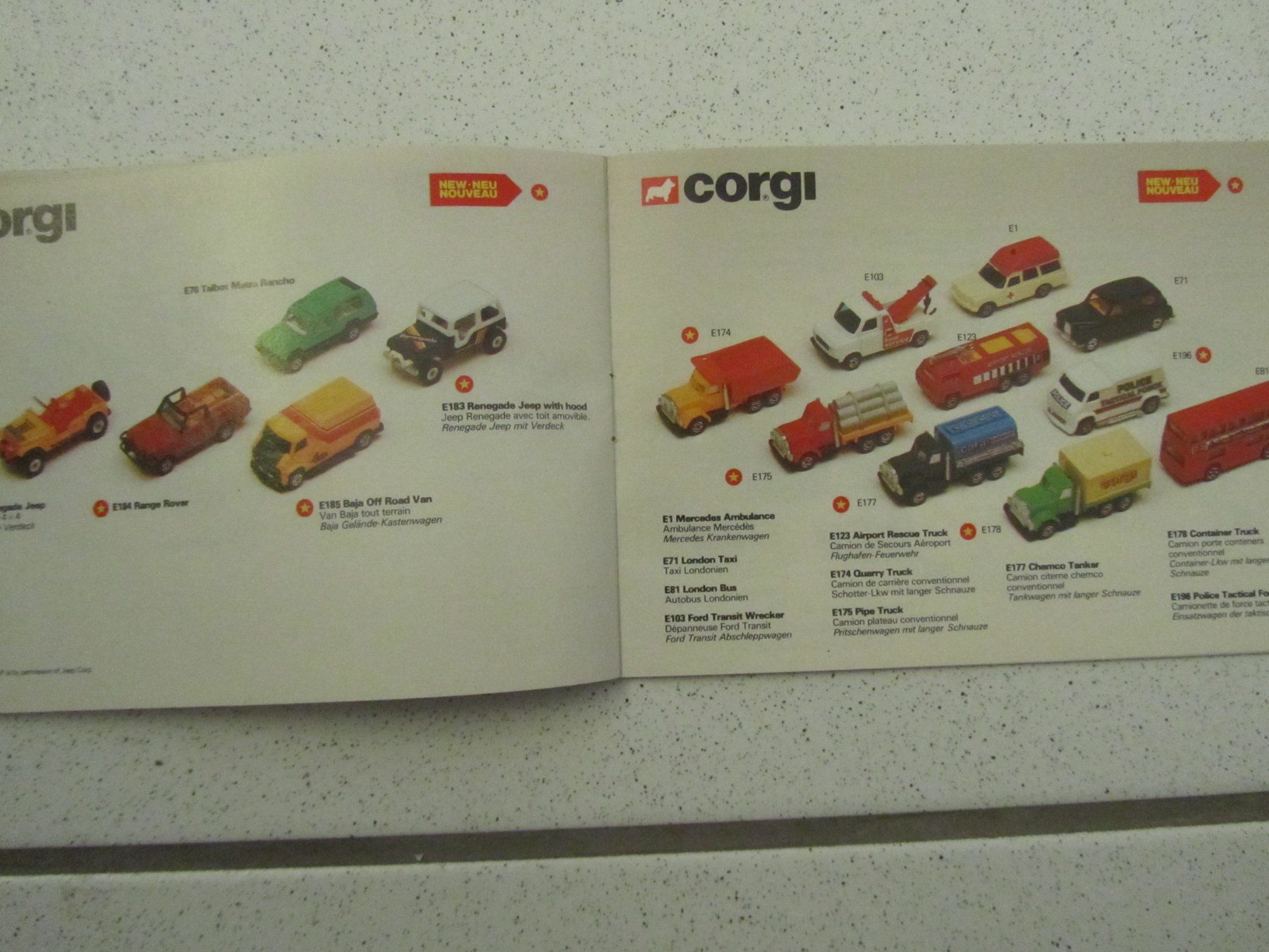 Corgi Toys Modellini d'auto: Corgi Toys, Prospekt von 1983 – Usato da Weiningen ZH venduto da dietsch57 4