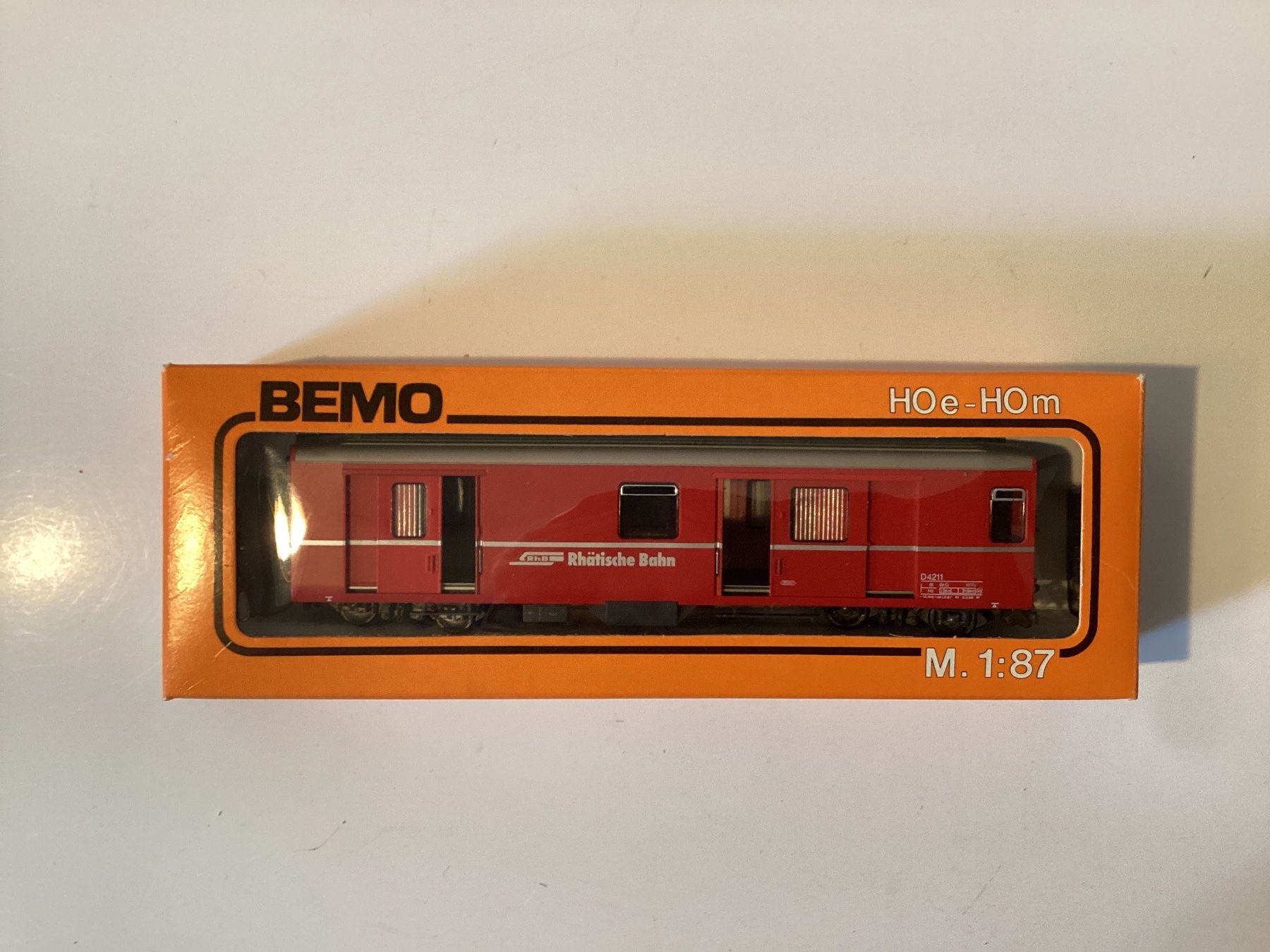 Bemo Modellini di ferrovie: Bemo 3269 Gepäckwagen RhB 1:87 H0m – Usato da Effretikon venduto da simtek_de
