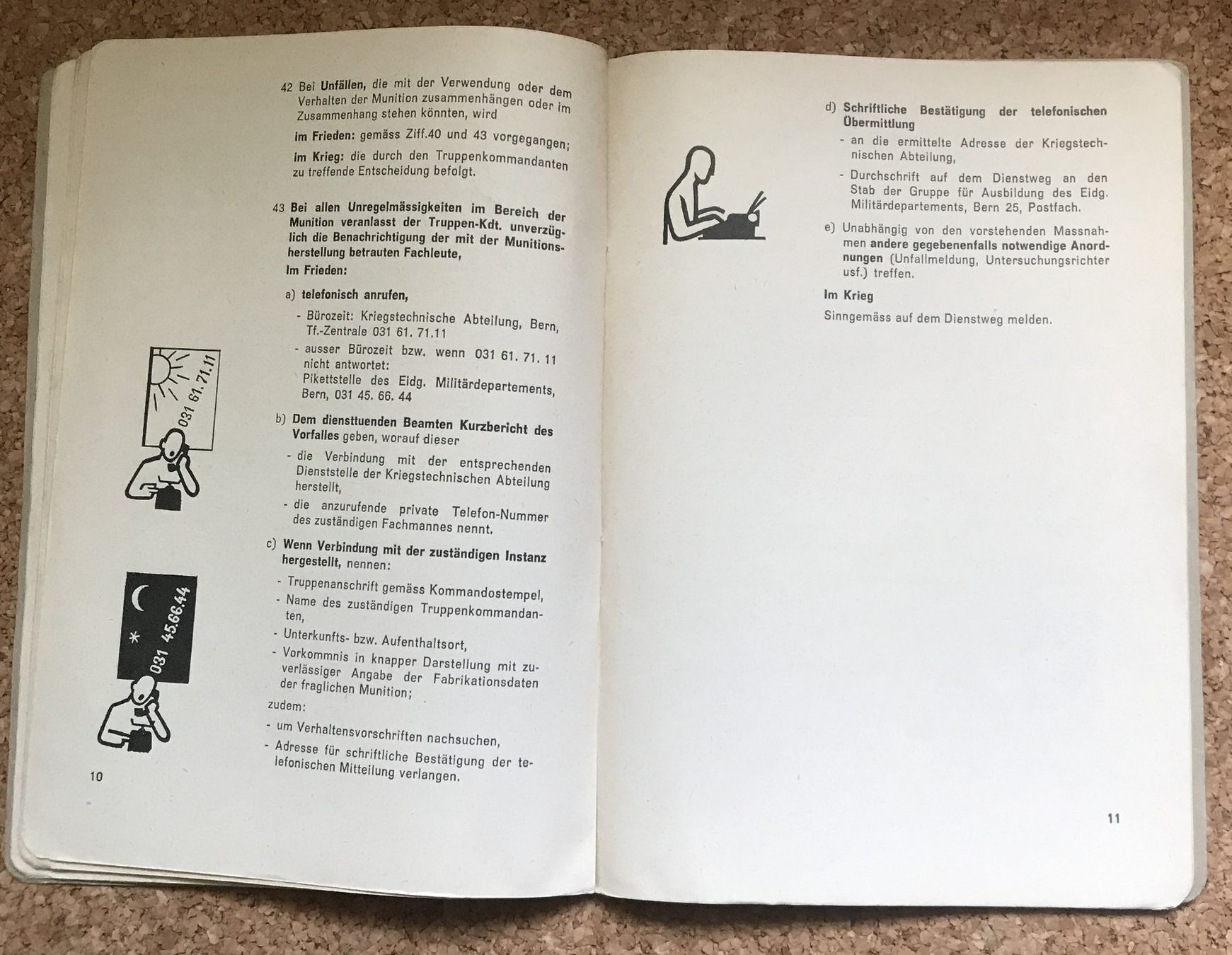 Schweizer Armee Uniformi: SCHWEIZER ARMEE MUNITIONSDIENST BEI DER TRUPPE 1963 – Usato da Ostermundigen venduto da wini63 4