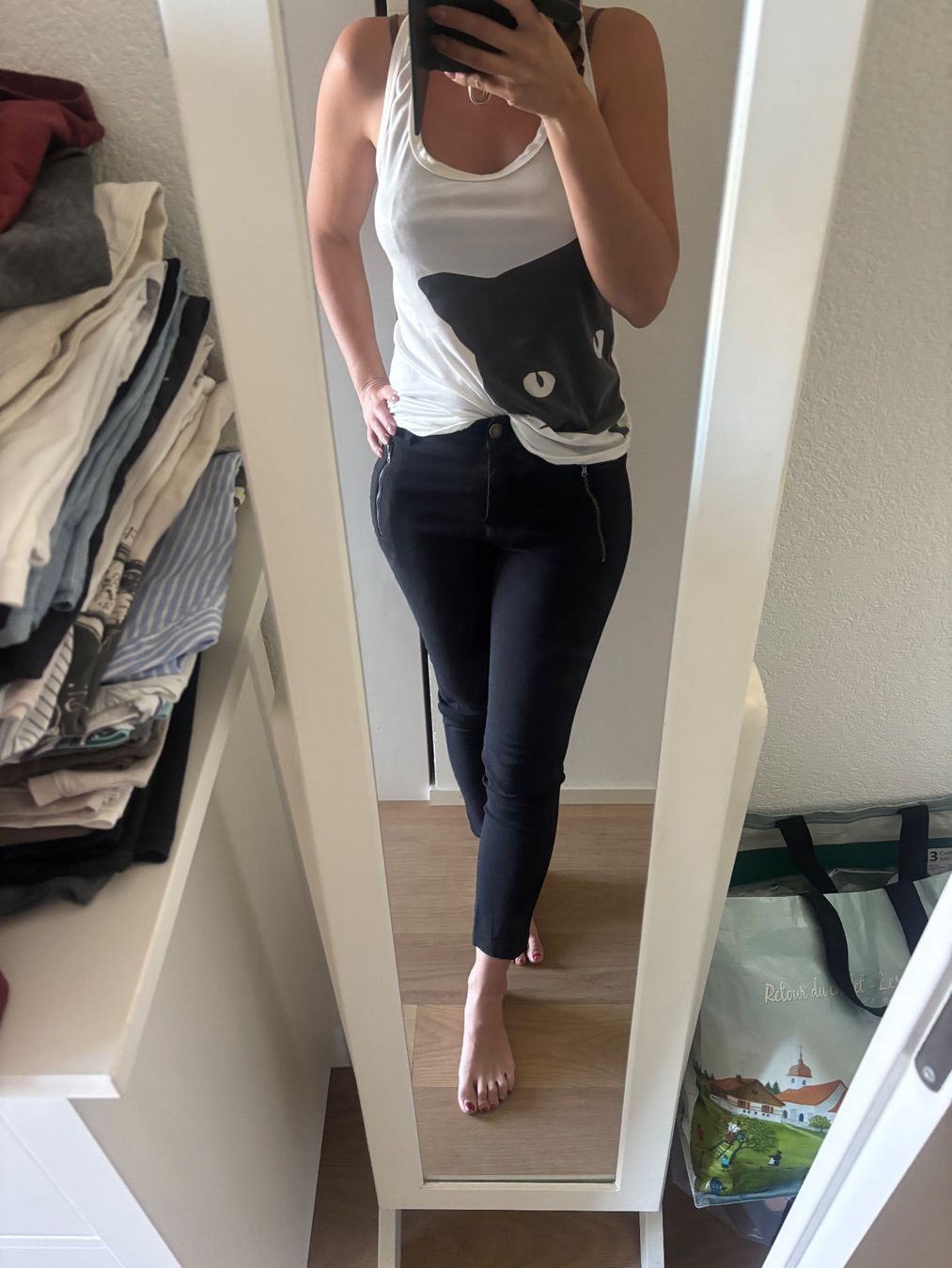 Pantaloni: Élégant panton noir taille 38 – Usato da Cossonay-Ville venduto da ale_k9mh