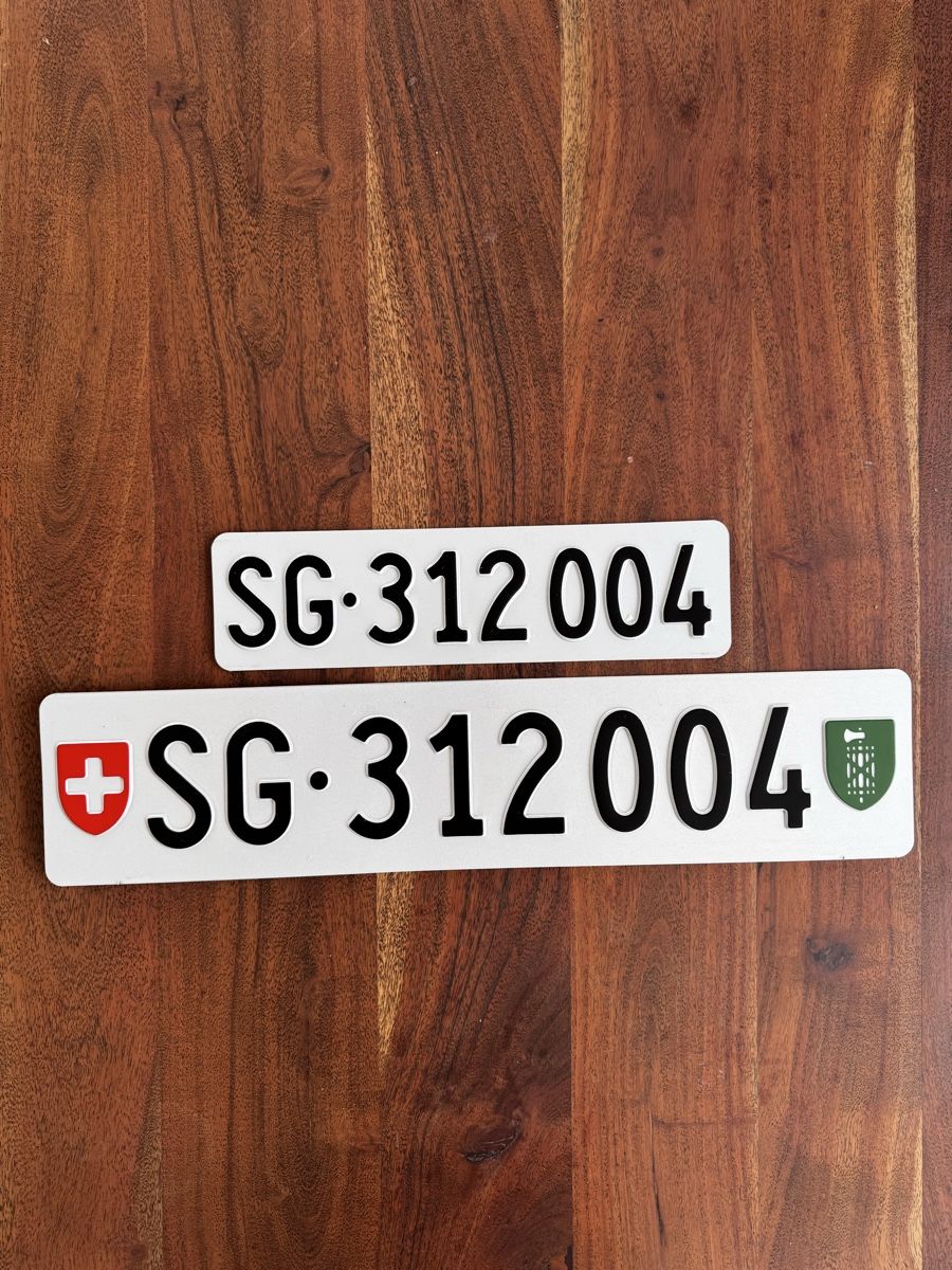 Insegne: Kontrollschild SG 312004 – Nuovo (secondo la descrizione) da Walenstadt venduto da tor_hpf6