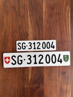 Kontrollschild SG 312004