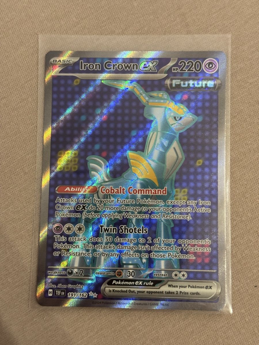 Pokémon Sammelbilder & Trading cards: Pokémon Iron Crown ex 191/162 Temporal Forces – Neu (gemäss Beschreibung) aus St. Gallen von Xbylucas