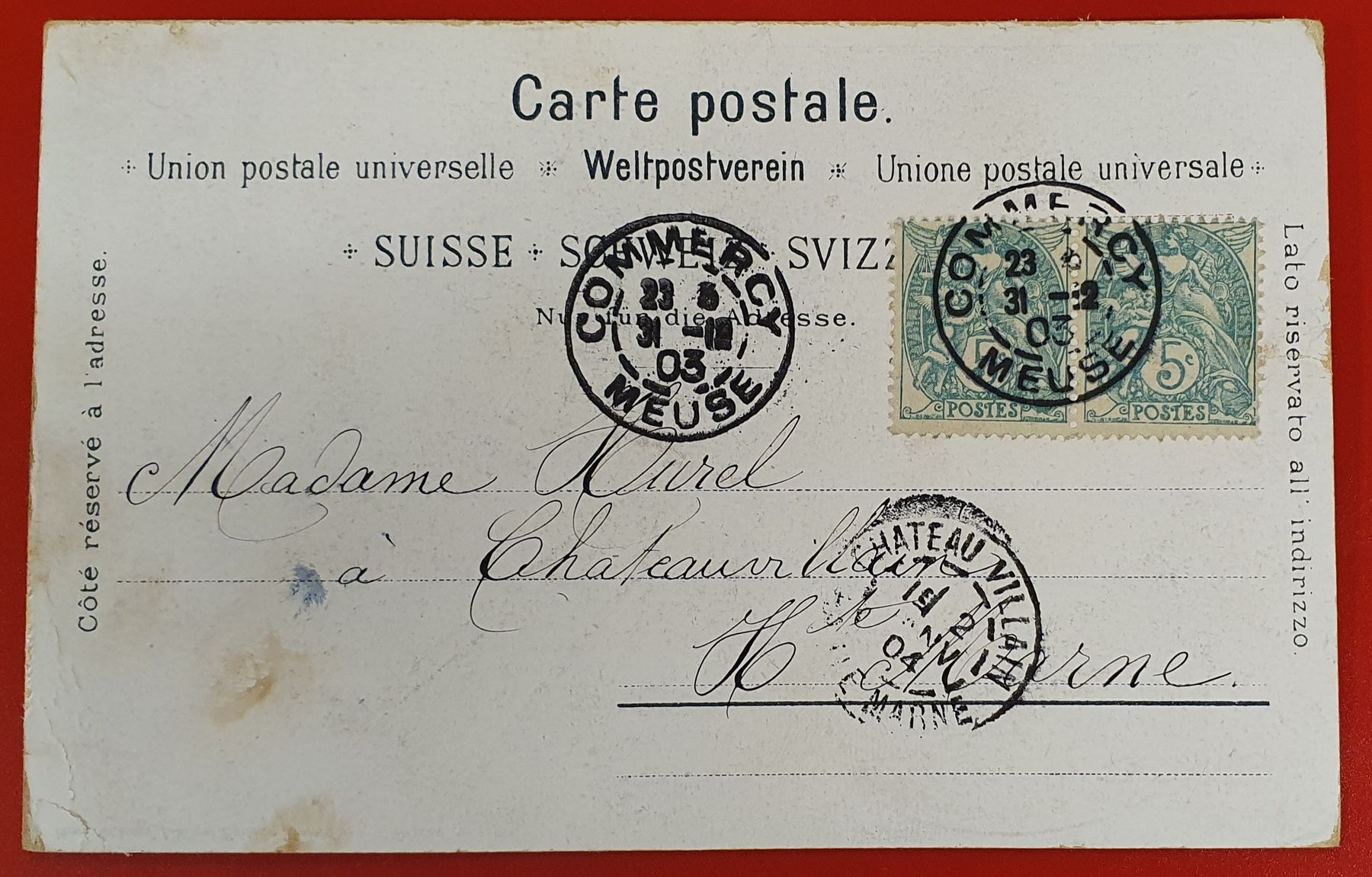 Cartoline postali: Souvenir de Genéve – Usato da Kreuzlingen venduto da Rschweiz1 1