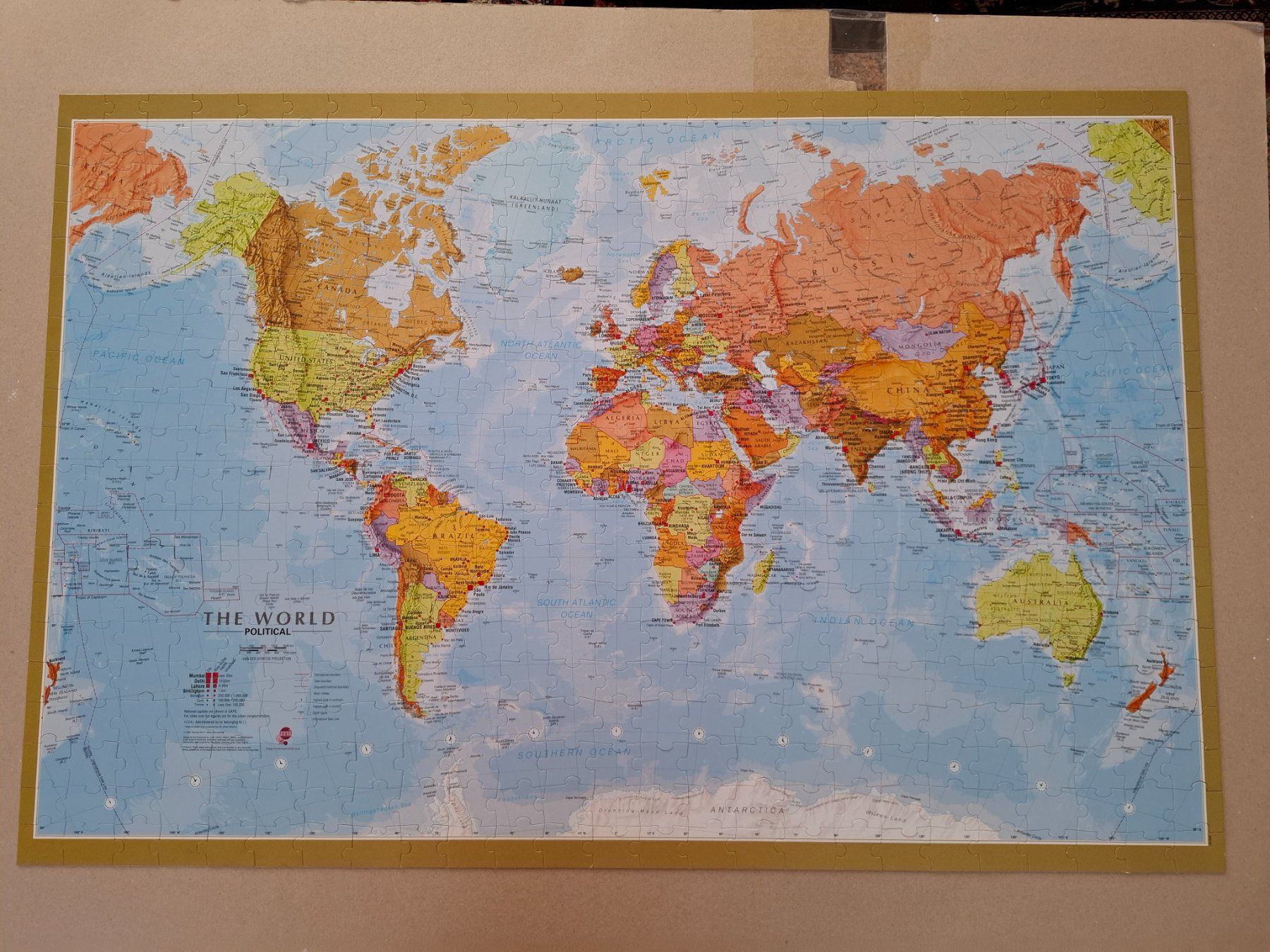 Puzzle: Weltkarte Puzzle – Usato da Hinterkappelen venduto da Schampus 1