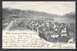 Vevey Vue prise du St. Martin