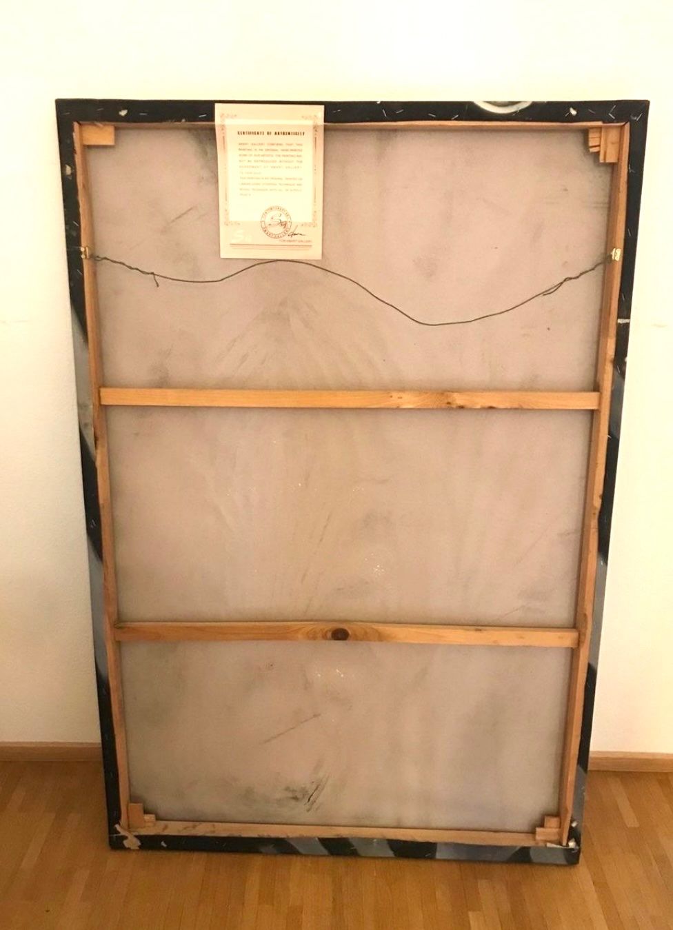 Poster & Bilder: Zebra Bild mit Zertifikat / 120/80cm – Gebraucht aus Basel von JJ.Elena 4