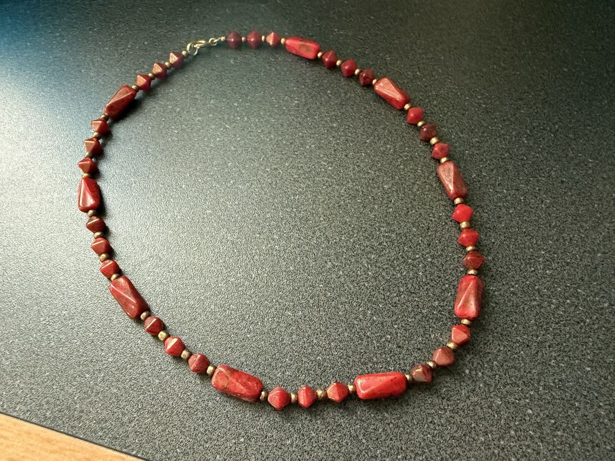 Catenine: Vintage Halskette Rot – Usato da Lamone venduto da LaCantinaMagica 2