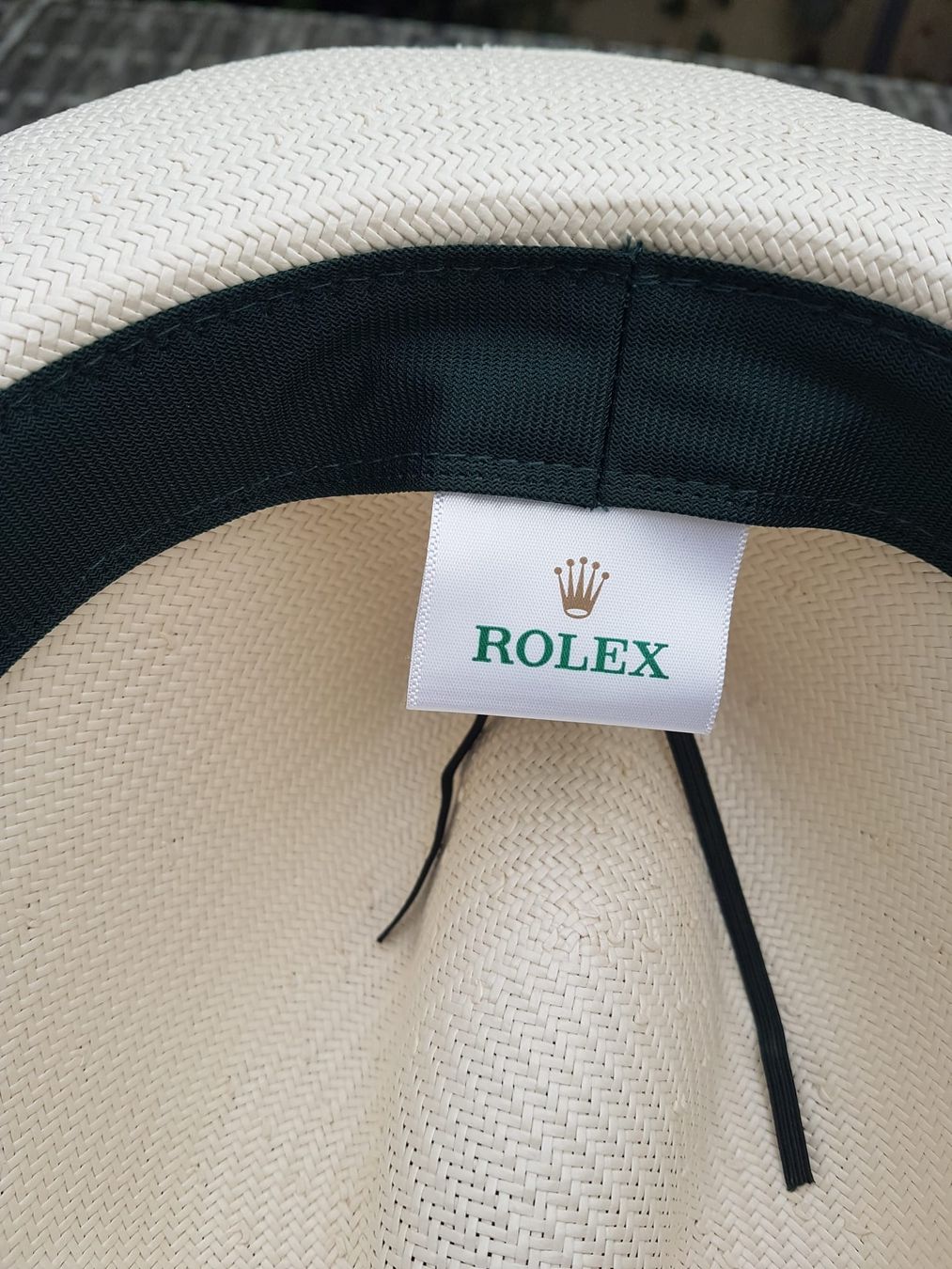 Chapeaux, bonnets & casquettes: panama rolex , taille inique, neuf – Neuf (Voir description) à Carouge GE par Natcal22 4