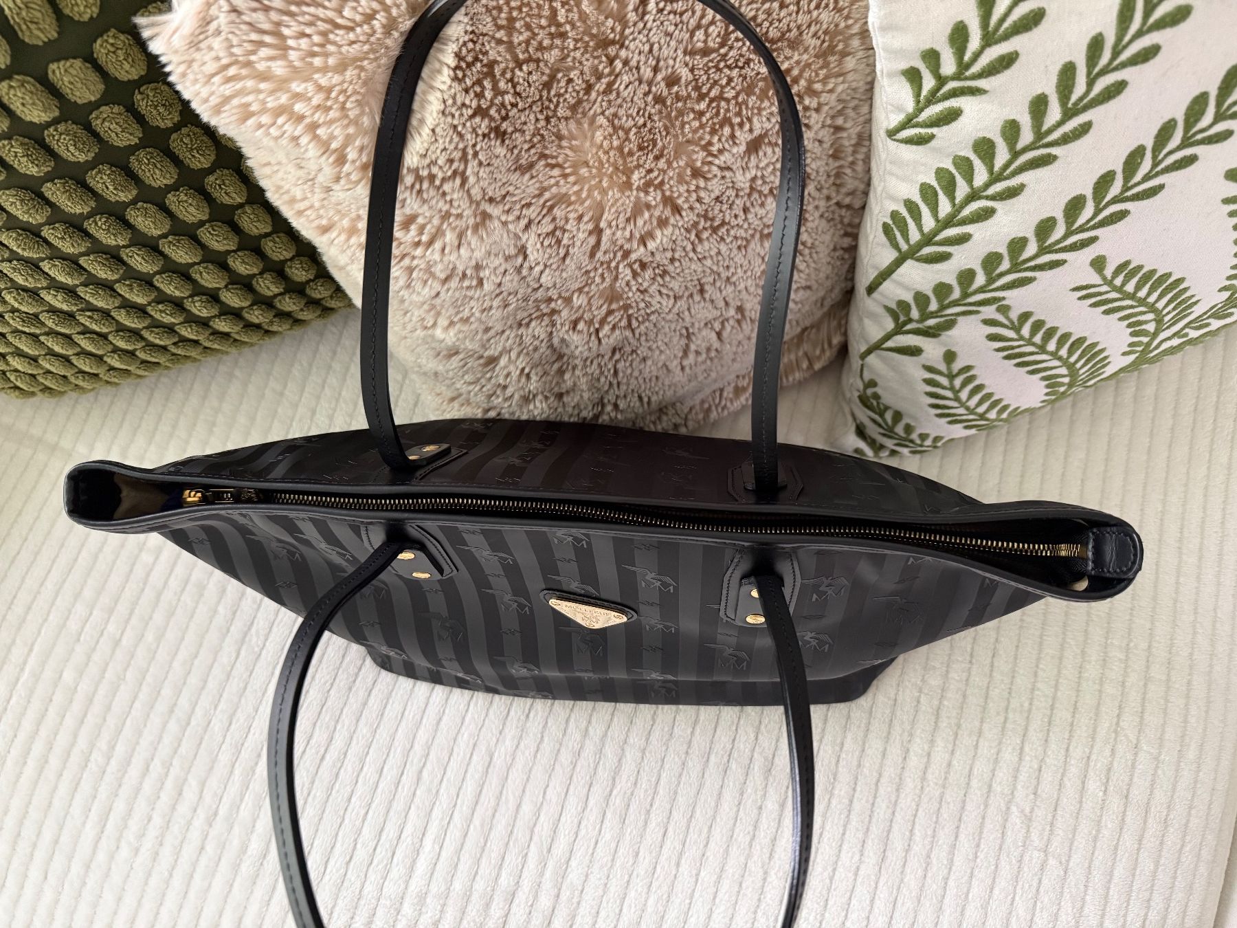Maison Mollerus Borse da donna: Mollerus Winterthur Shopper Schwarz / Gold – Usato da Winterthur venduto da Eriseed 6