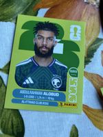 Panini Sticker FIFA World Cup 2026 Abdulrahman Aloud KSA