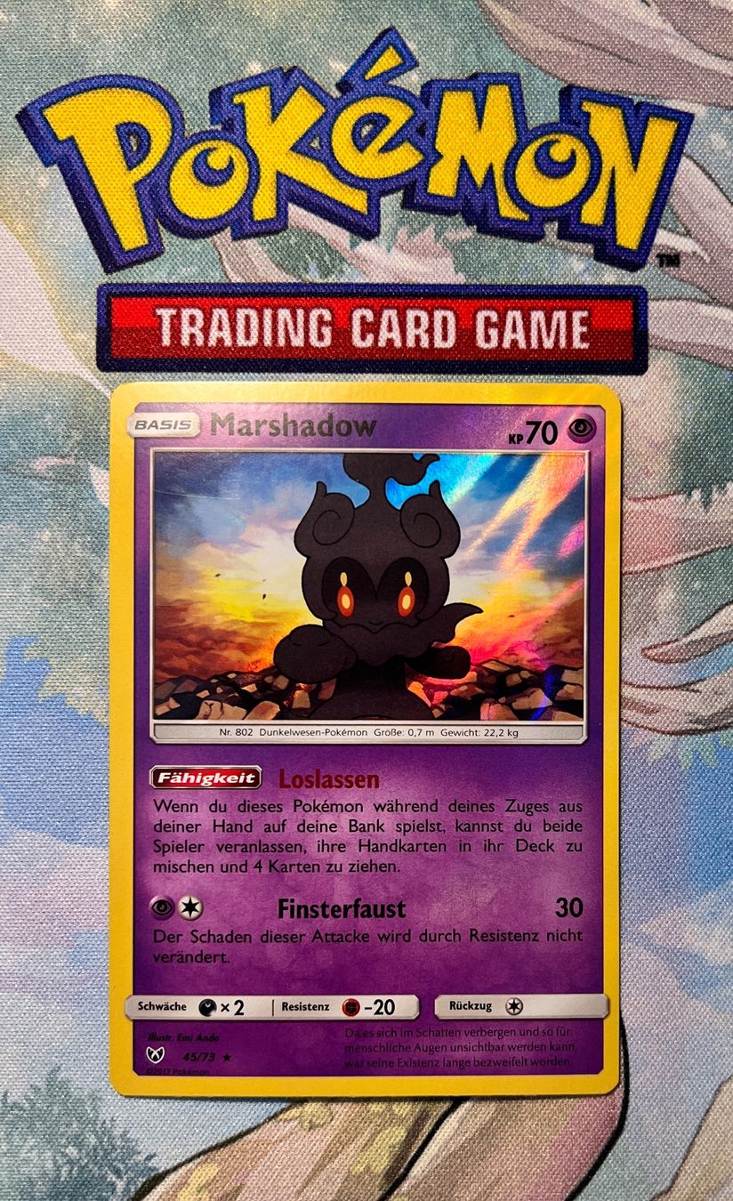 Cartoline: Marshadow Holo Schimmernde Legenden 45/73 – Usato da Sempach venduto da R-G