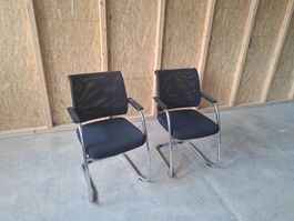 2x Sedus Freischwinger Konferenzstuhl Stapelstuhl