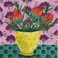 Nature morte en bouquet de fleurs