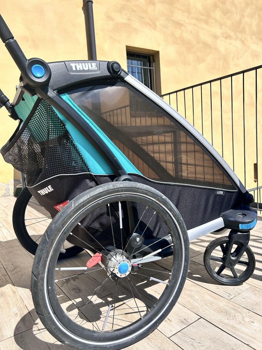 Thule Carrozzine: Thule Chariot Lite - Double Child Stroller, great condition – Usato da Porza venduto da car_5dy7 6