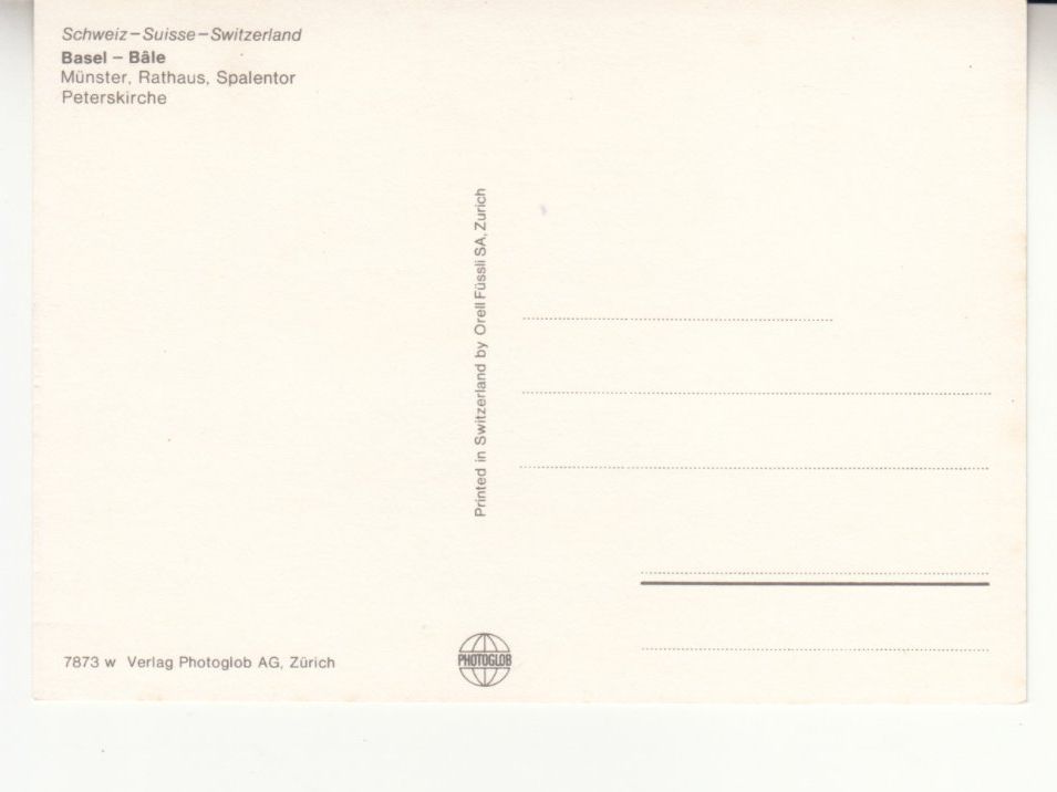 Cartes postales: Basel ca. 1970 – D'occasion à Bürglen TG par StampGraf 1