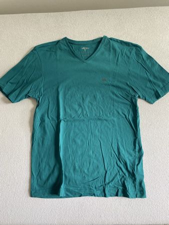 T-shirt Finch Hatton homme taille S en coton bio, vert.