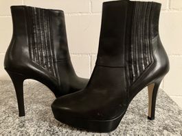Paul Green Stiefeletten, Echtleder, Schwarz, Gr. 37 Top!