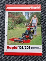 Original Prospekt Rapid 105/205 Kombimaschine